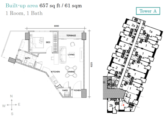 AraTre' Residences - Floor Plan