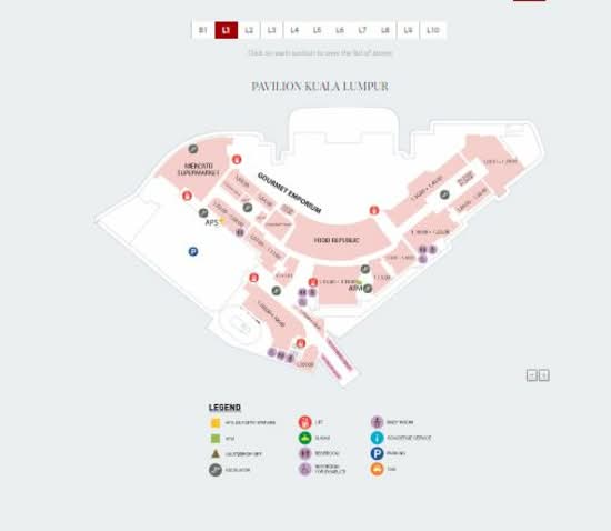 Pavilion Kuala Lumpur - Floor Plan - iProperty.com.my