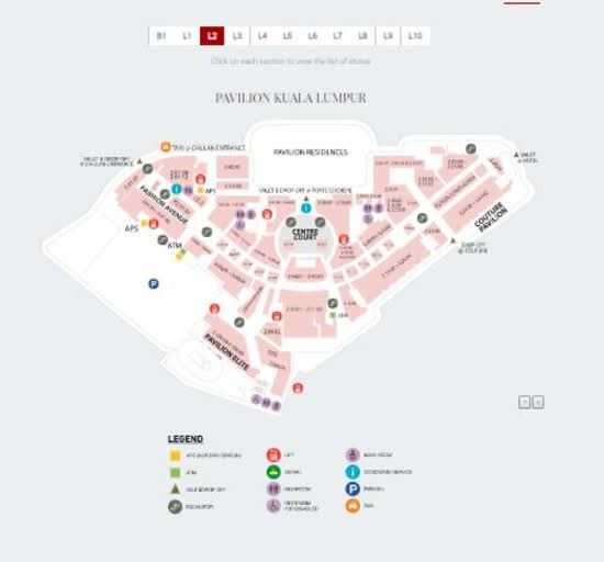 Pavilion Kuala Lumpur - Floor Plan - iProperty.com.my