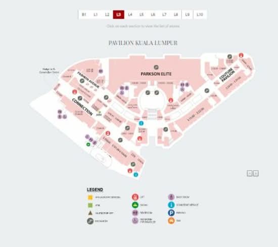 Pavilion Kuala Lumpur - Floor Plan - iProperty.com.my