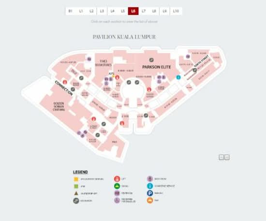 Pavilion Kuala Lumpur - Floor Plan - iProperty.com.my