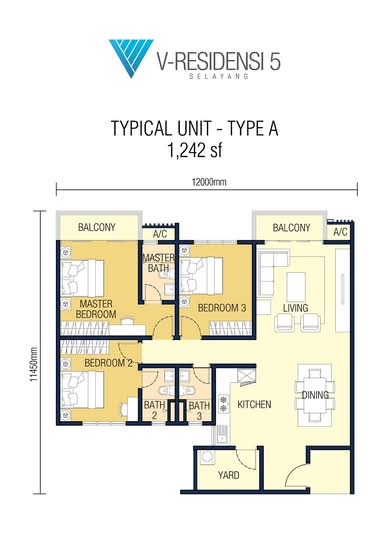 V-Residensi 5 - Floor Plan - iProperty.com.my