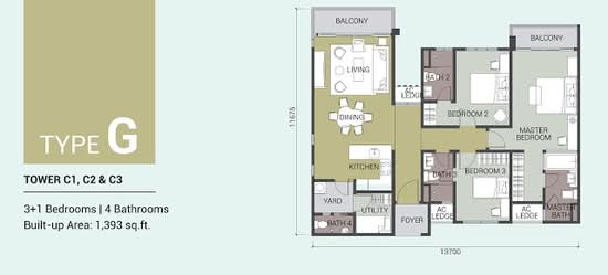 Aura Residence - Floor Plan - iProperty.com.my