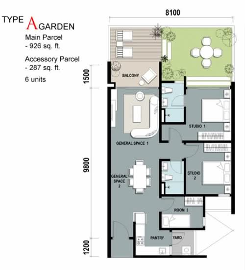 The Majestic - Floor Plan - iProperty.com.my