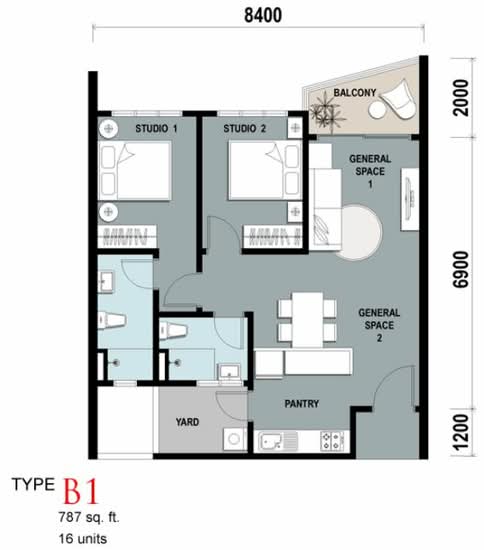 The Majestic - Floor Plan - iProperty.com.my