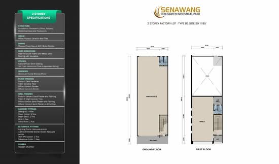 Senawang Integrated Industrial Park - Floor Plan - iProperty.com.my