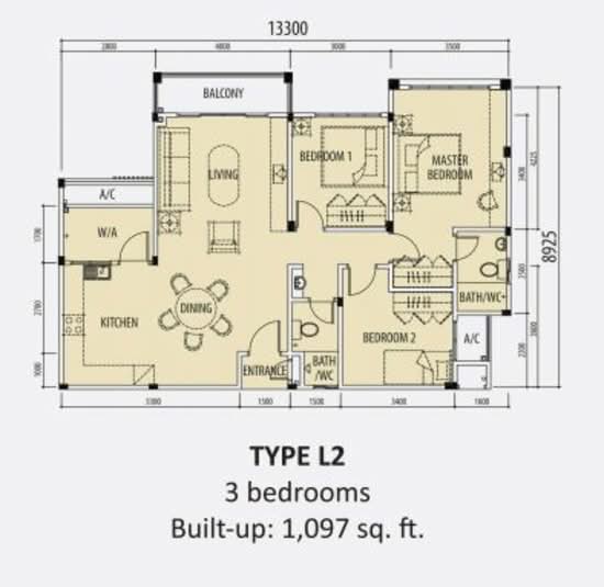 Stutong Heights 3 - Floor Plan - iProperty.com.my