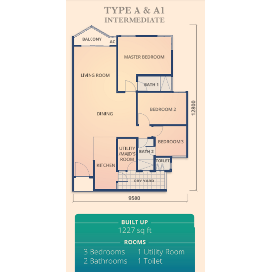 Opal Residensi - Floor Plan - iProperty.com.my