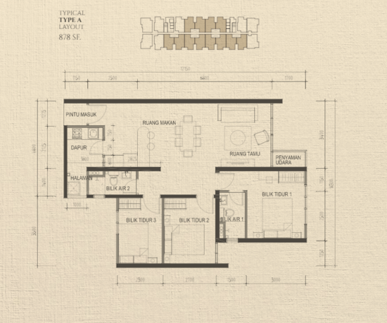 Tuan Residency - Floor Plan - iProperty.com.my