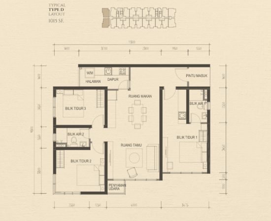 Tuan Residency - Floor Plan - iProperty.com.my