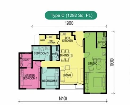 Ceria Residence - Floor Plan - iProperty.com.my