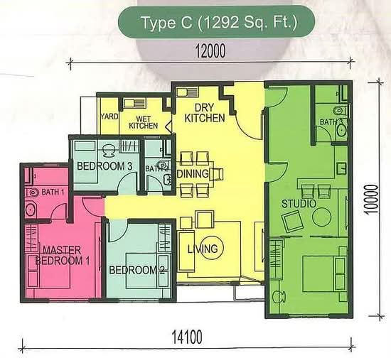Ceria Residence - Floor Plan - iProperty.com.my