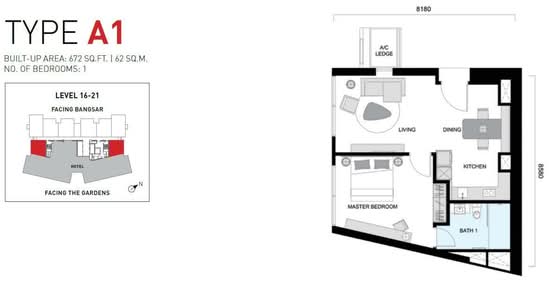 ViiA Residence @ KL Eco City - Floor Plan