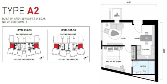 ViiA Residence @ KL Eco City - Floor Plan