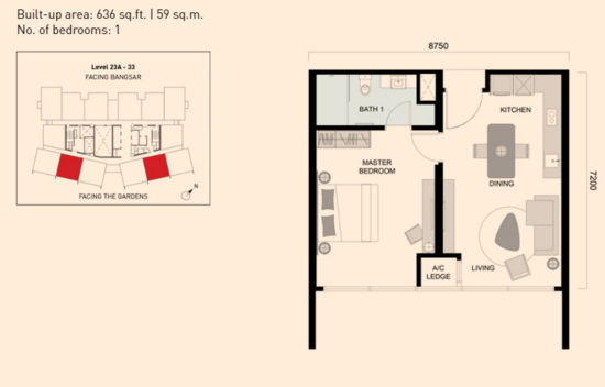 ViiA Residence @ KL Eco City - Floor Plan