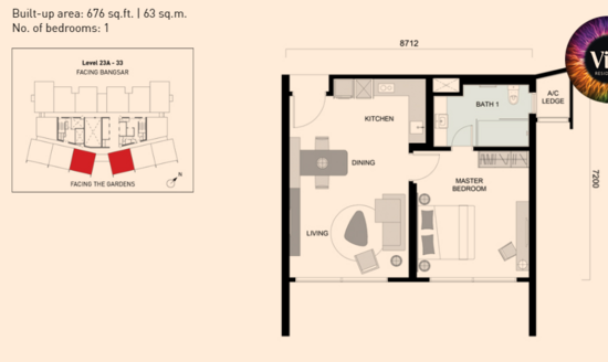 ViiA Residence @ KL Eco City - Floor Plan