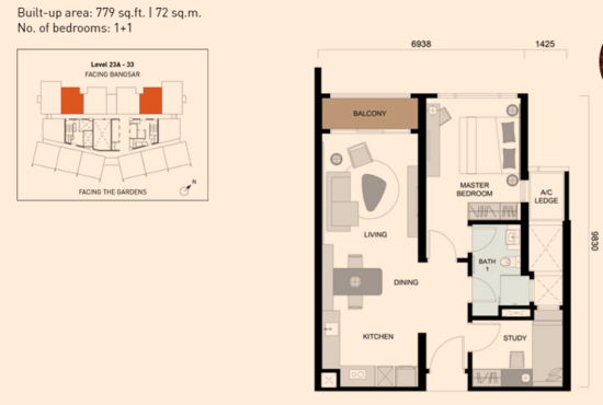 ViiA Residence @ KL Eco City - Floor Plan