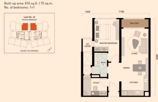 ViiA Residence @ KL Eco City - Floor Plan