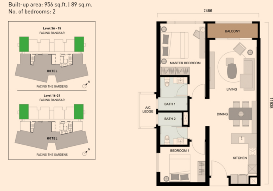 ViiA Residence @ KL Eco City - Floor Plan