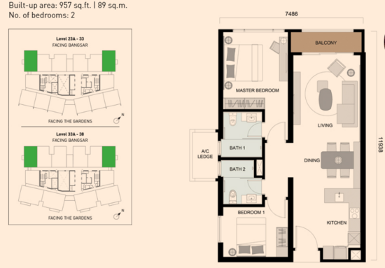 ViiA Residence @ KL Eco City - Floor Plan