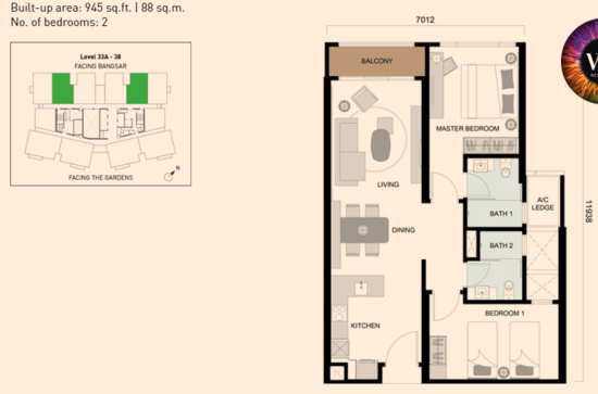 ViiA Residence @ KL Eco City - Floor Plan