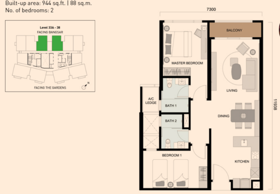 ViiA Residence @ KL Eco City - Floor Plan