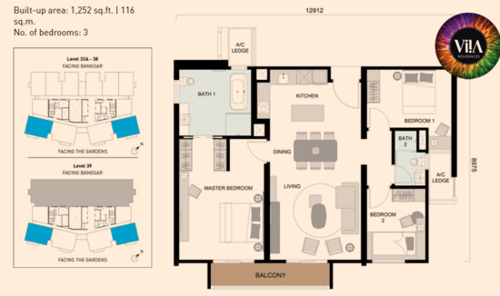ViiA Residence @ KL Eco City - Floor Plan