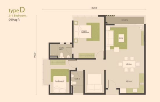 Midhills - Floor Plan - iProperty.com.my