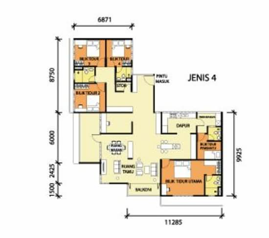 Residensi RAH - Floor Plan - iProperty.com.my