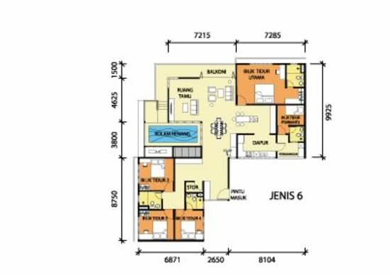 Residensi RAH - Floor Plan - iProperty.com.my