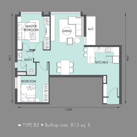 Icon Residenz 2 @ Icon City - Floor Plan - iProperty.com.my