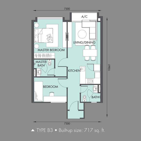 Icon Residenz 2 @ Icon City - Floor Plan - iProperty.com.my