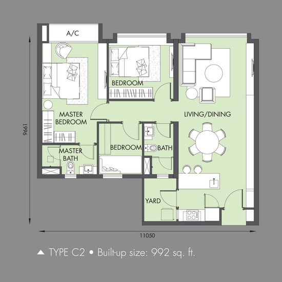 Icon Residenz 2 @ Icon City - Floor Plan - iProperty.com.my