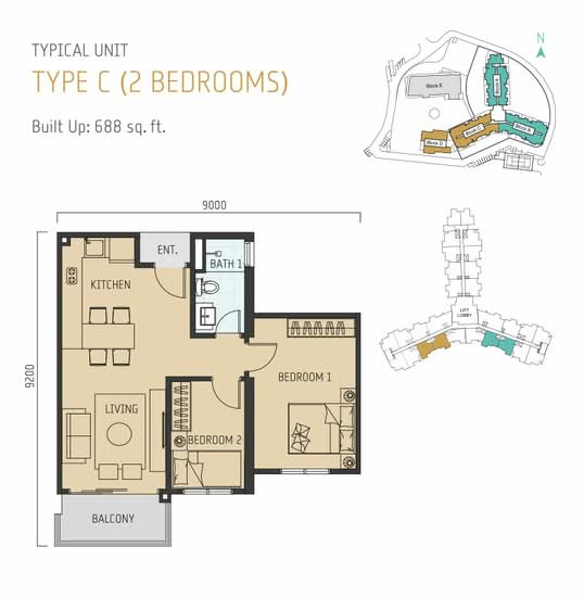 Windmill upon Hills - Floor Plan - iProperty.com.my