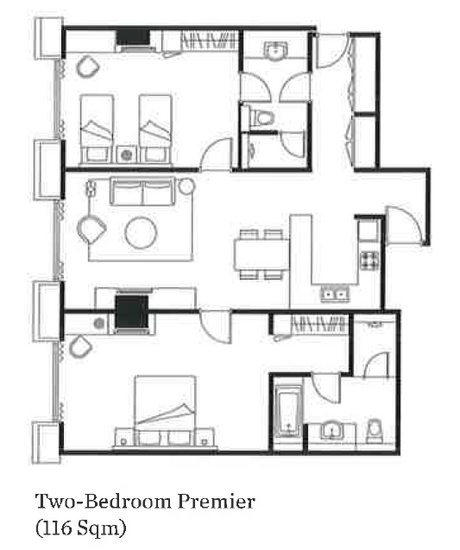 Ascott Sentral Kuala Lumpur - Floor Plan - iProperty.com.my