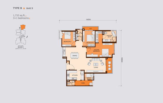 WANGSA 9 RESIDENCY - Floor Plan - iProperty.com.my