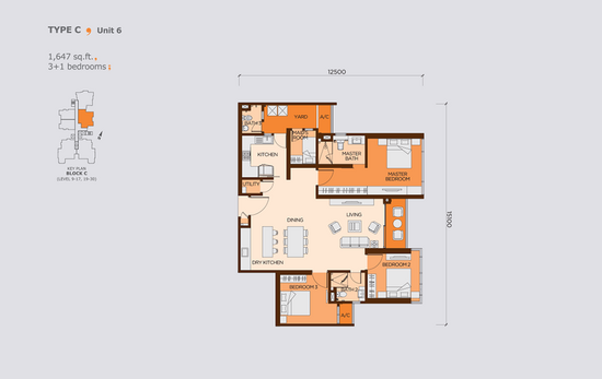 WANGSA 9 RESIDENCY - Floor Plan - iProperty.com.my
