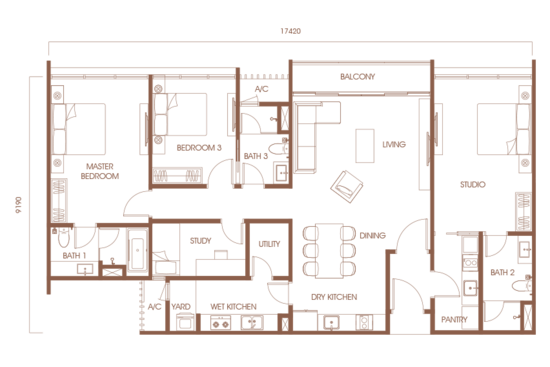 Pavilion Embassy Kuala Lumpur - Floor Plan