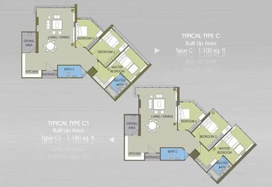 Birch Regency @ Penang Times Square - Floor Plan - iProperty.com.my