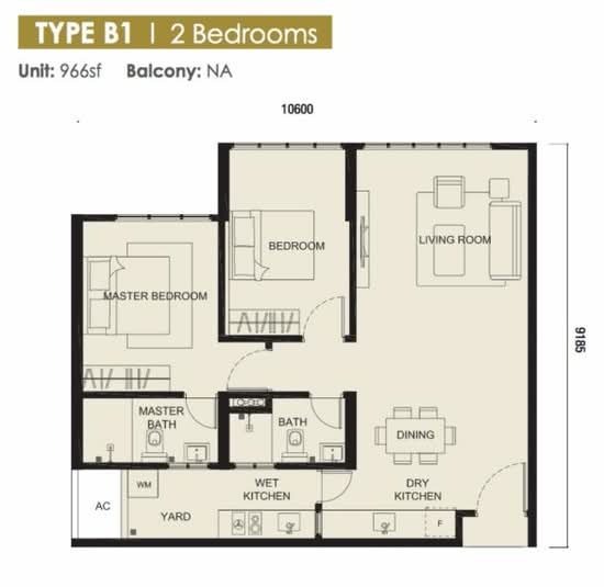 Meridin Suites @ The Meridin - Floor Plan - iProperty.com.my