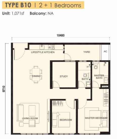 Meridin Suites @ The Meridin - Floor Plan - iProperty.com.my