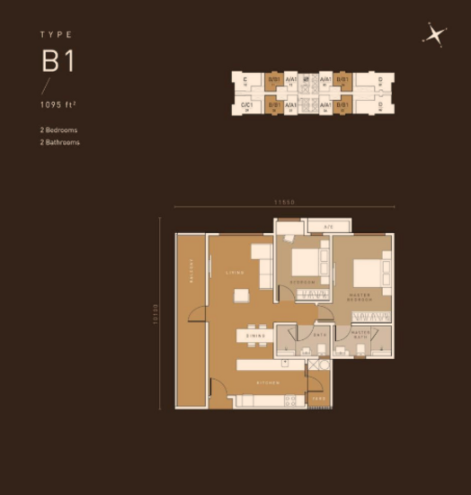 Met 1 Residences - Floor Plan - iProperty.com.my