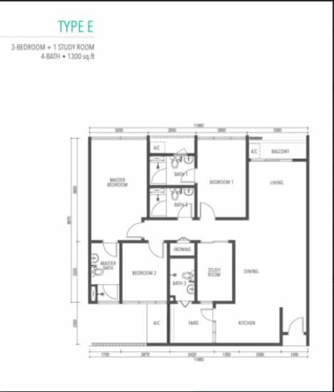 Amverton Greens - Floor Plan