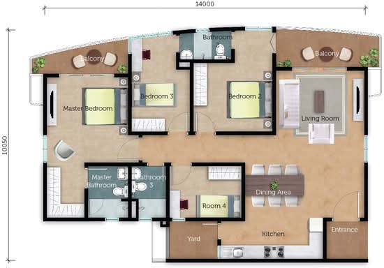 Flora Rosa - Floor Plan - iProperty.com.my