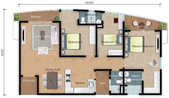 Flora Rosa - Floor Plan - iProperty.com.my
