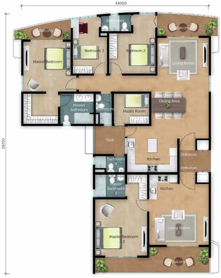 Flora Rosa - Floor Plan - iProperty.com.my