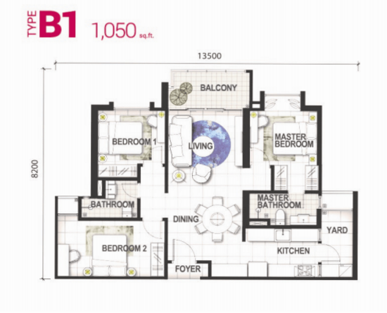 GEM Residences - Floor Plan - iProperty.com.my