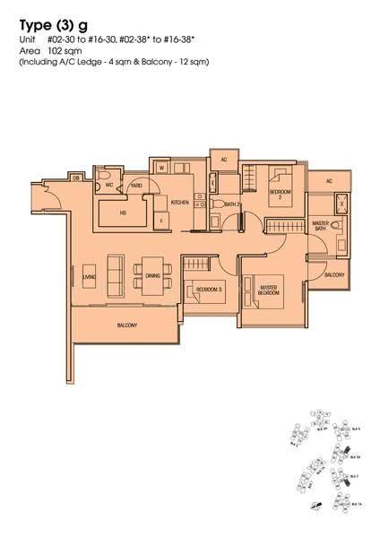Bartley Residences, 5A Lorong How Sun, Hougang / Punggol / Sengkang, 3 Bedrooms, 1,098 sqft, Condominium For Sale, by Lisa Tan, 500283265 - 2D - PropertyGuru.com.sg