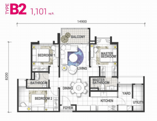 GEM Residences - Floor Plan - iProperty.com.my