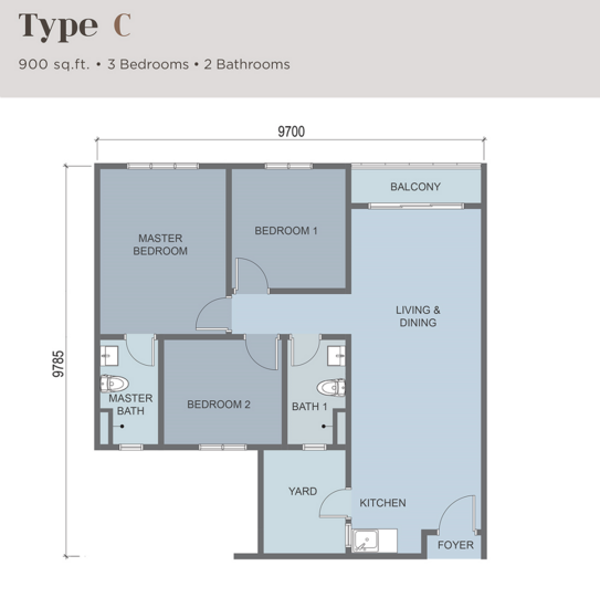 Metro @ Cheras - Floor Plan - iProperty.com.my